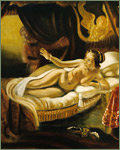 Danae, eftr. Rembrandt | oil on canvas